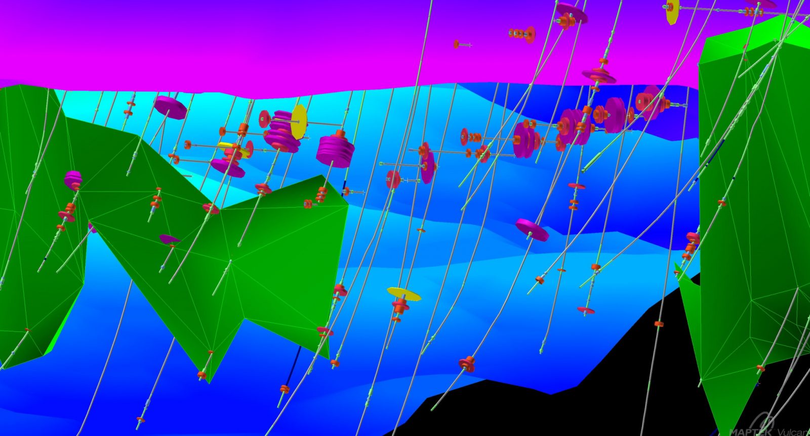 Mining and 3D modelling technology example