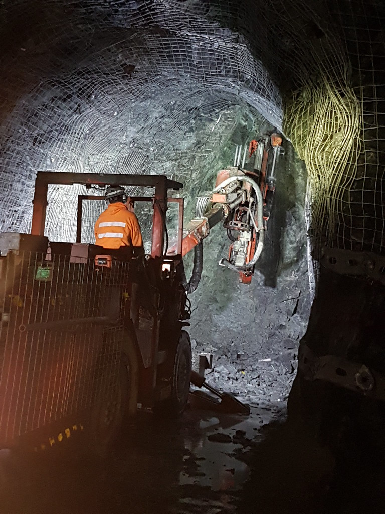 Orexplore, mining underground, machinery